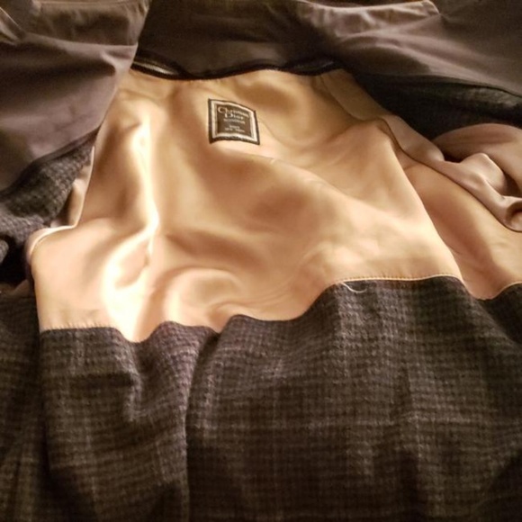 Christian Dior Gray Men's Overcoat Coat 38R - Picture 4 of 6